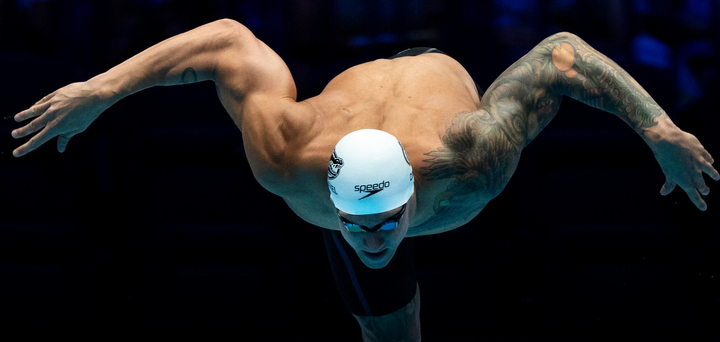 2332x1108 Dressel wins 50 metres free splash and dash to set up Paris title defence