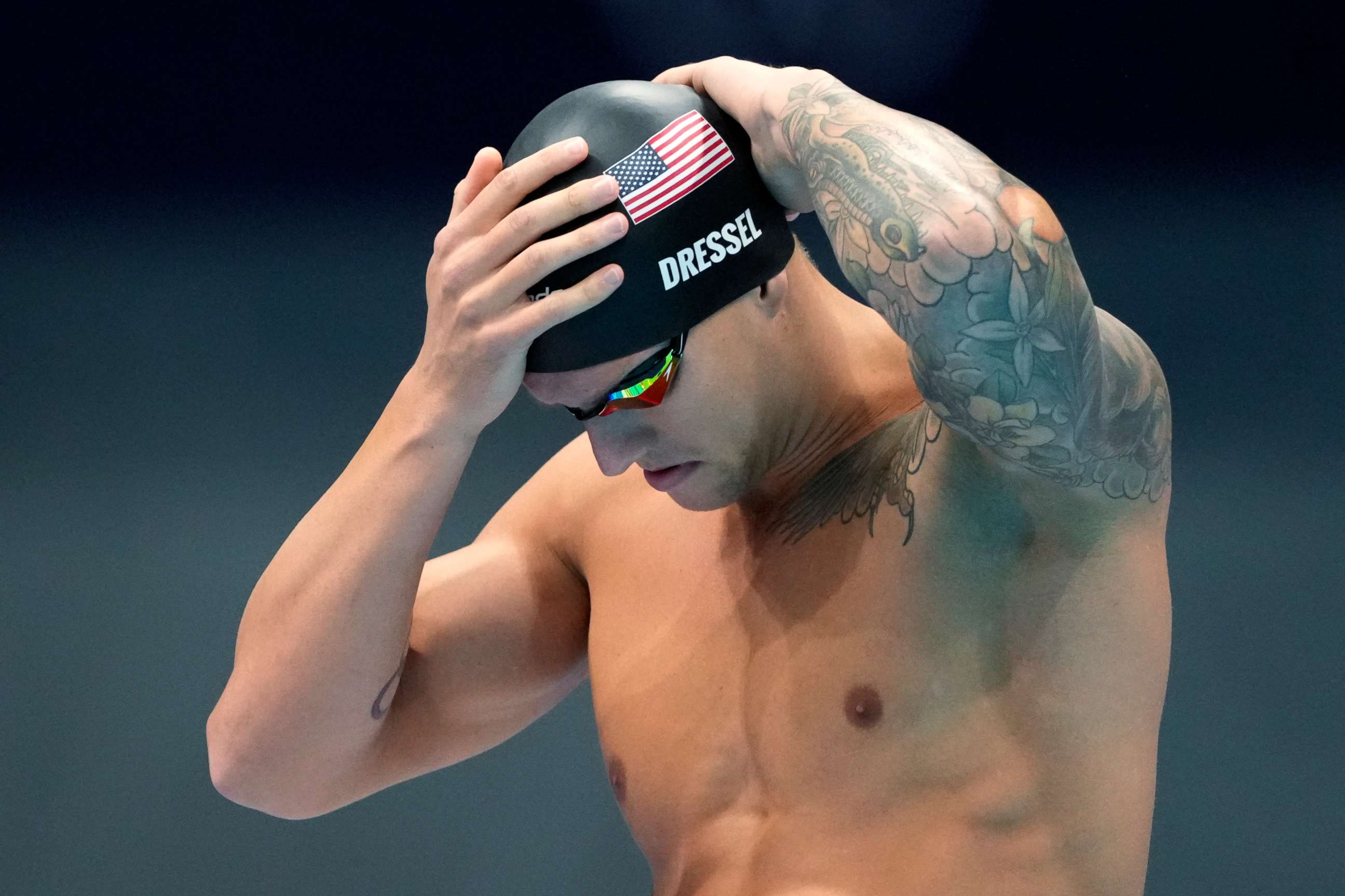 2592x1728 American Caeleb Dressel sets world record in 2nd individual win