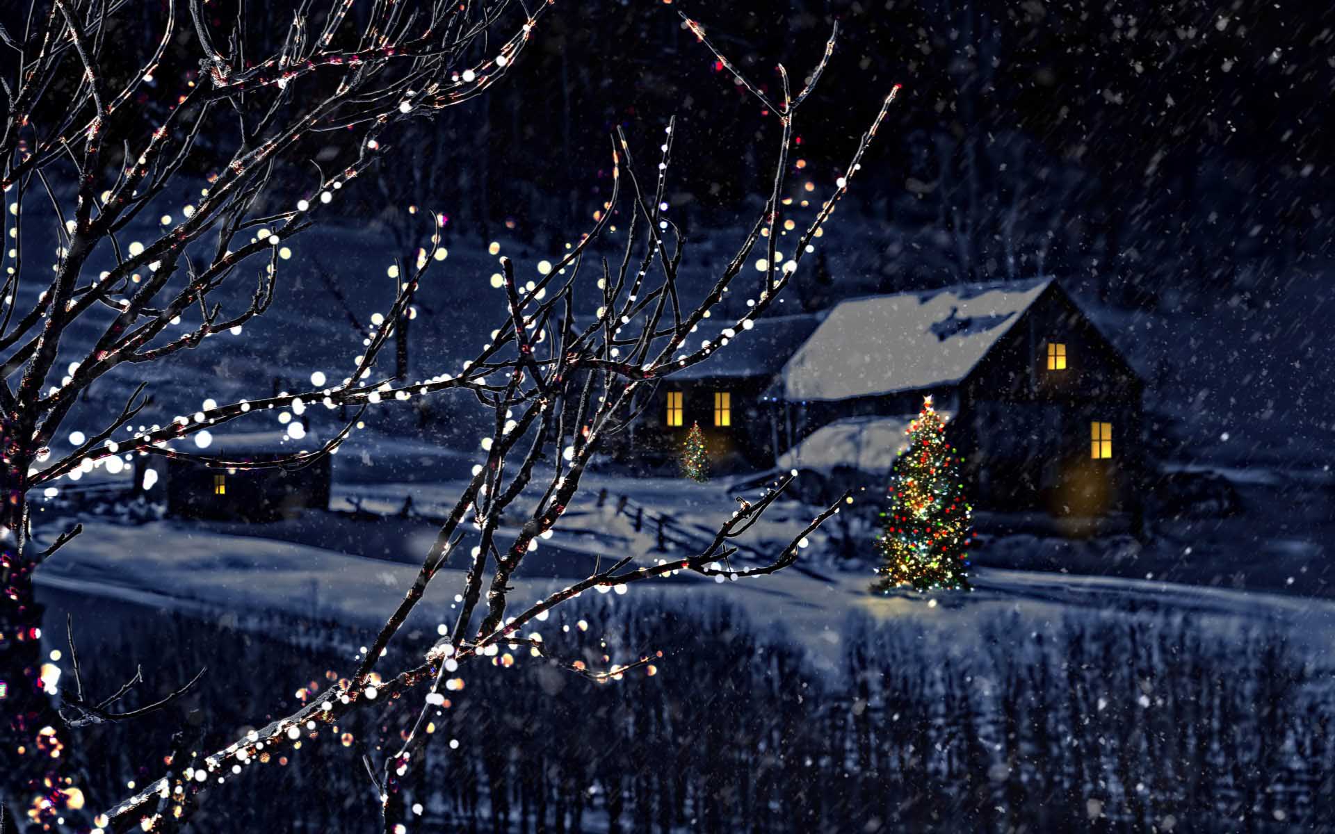 1920x1200 Winter Evening HD Wallpaper