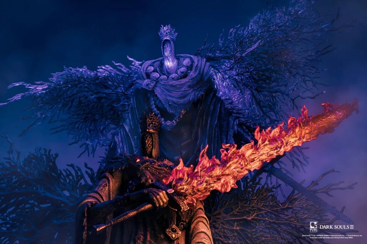 1200x800 DARK SOULS III PONTIFF SULYVAHN 1 7 SCALE STATUE DELUXE EDITION LED