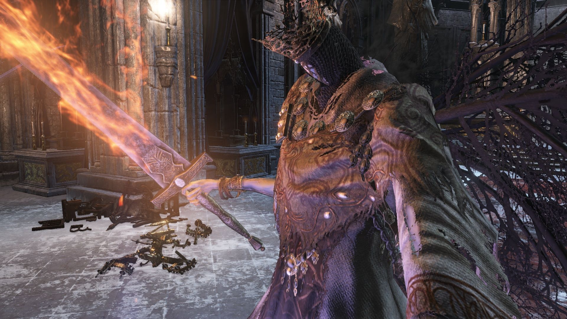 1920x1080 Dark Souls 3 cut content suggests Pontiff Sulyvahn was once the final boss