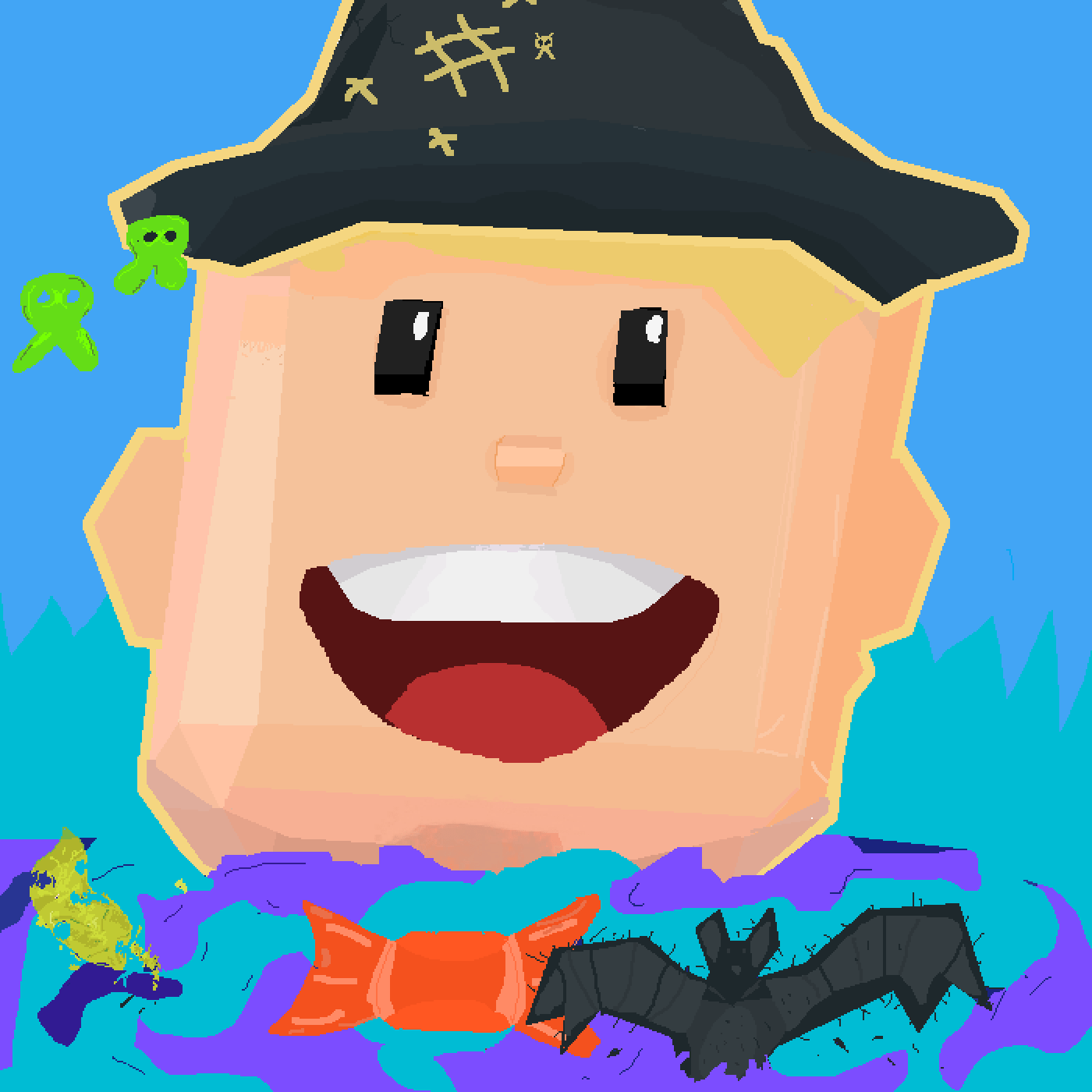 1400x1400 Pixilart Happy Halloween By Father Chedder