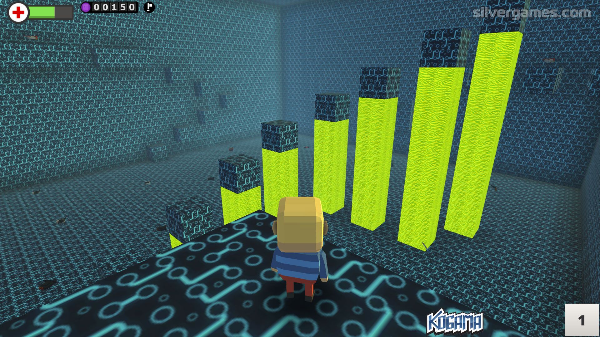 1920x1080 KoGaMa: Parkour Online on SilverGames