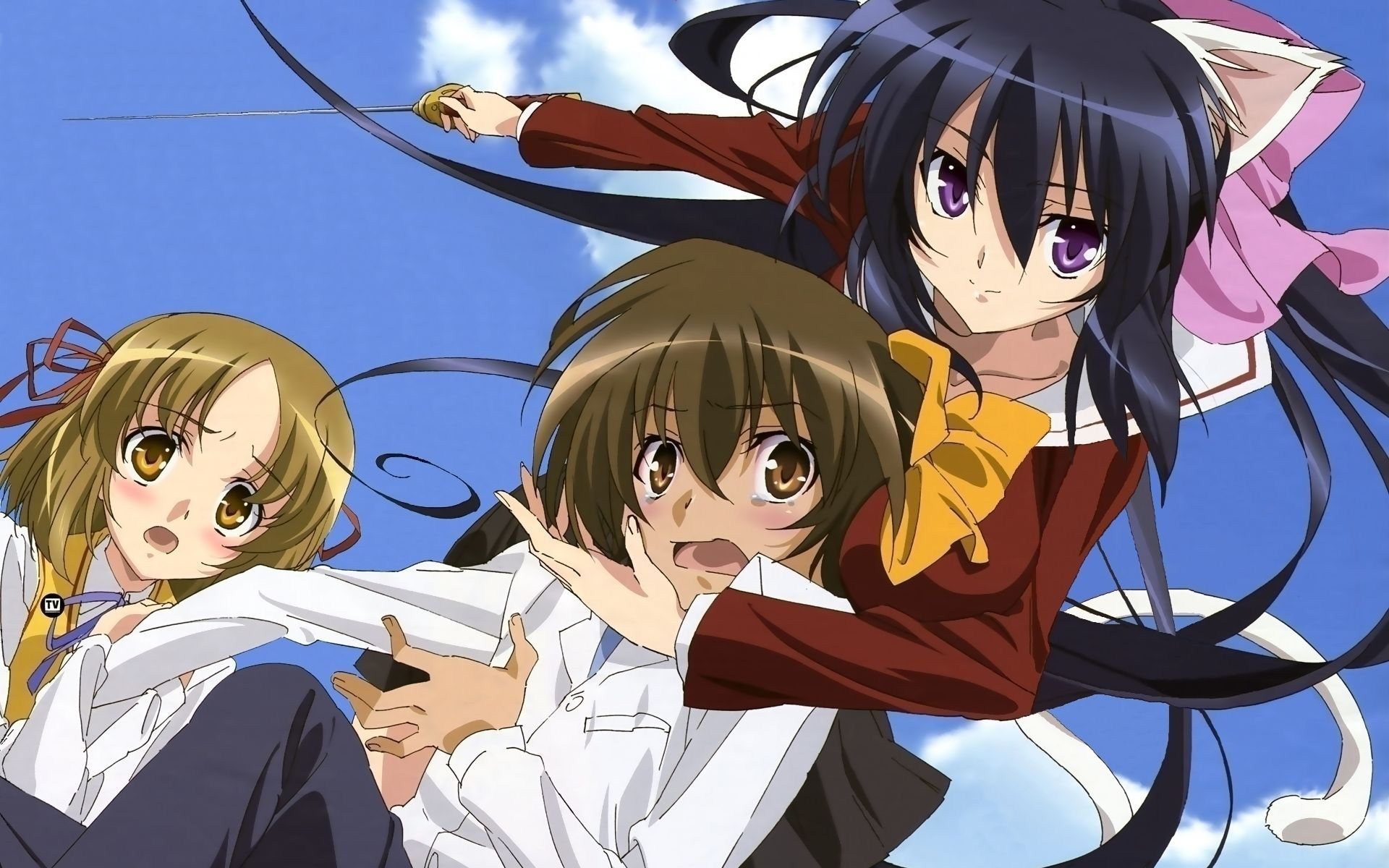 1920x1200 Omamori Himari HD Wallpaper