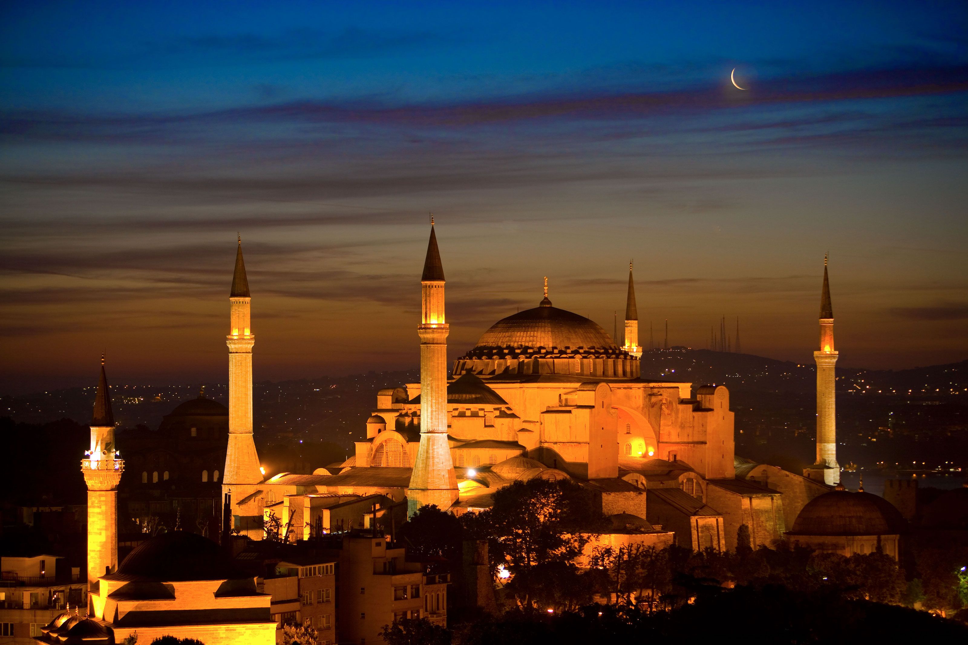 3200x2133 The Blue Mosque, Istanbul, Turkey Wall Mural