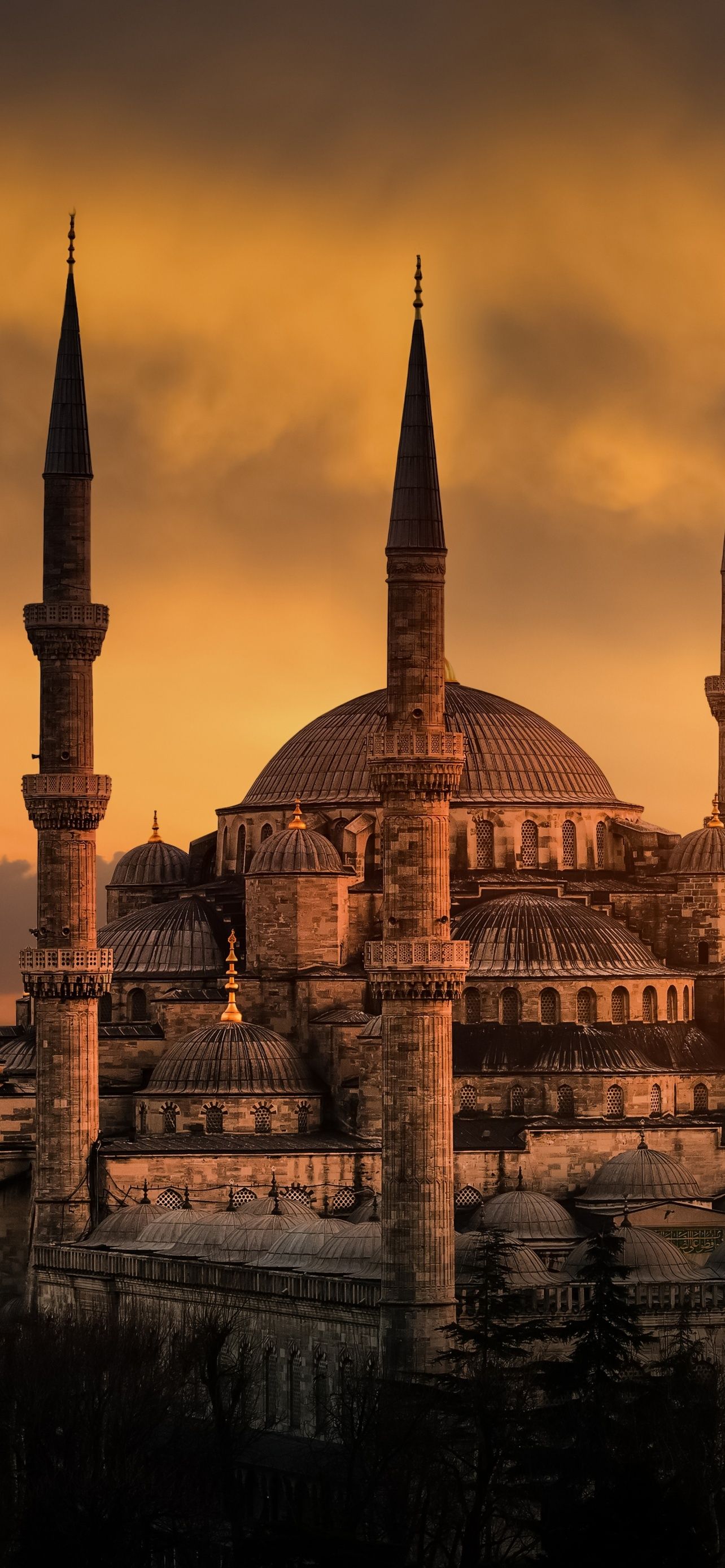1284x2778 Free HD Blue Mosque Wallpaper