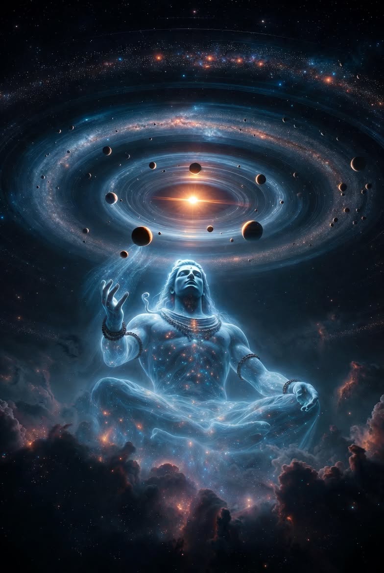 784x1168 Galaxy Shiva Wallpaper
