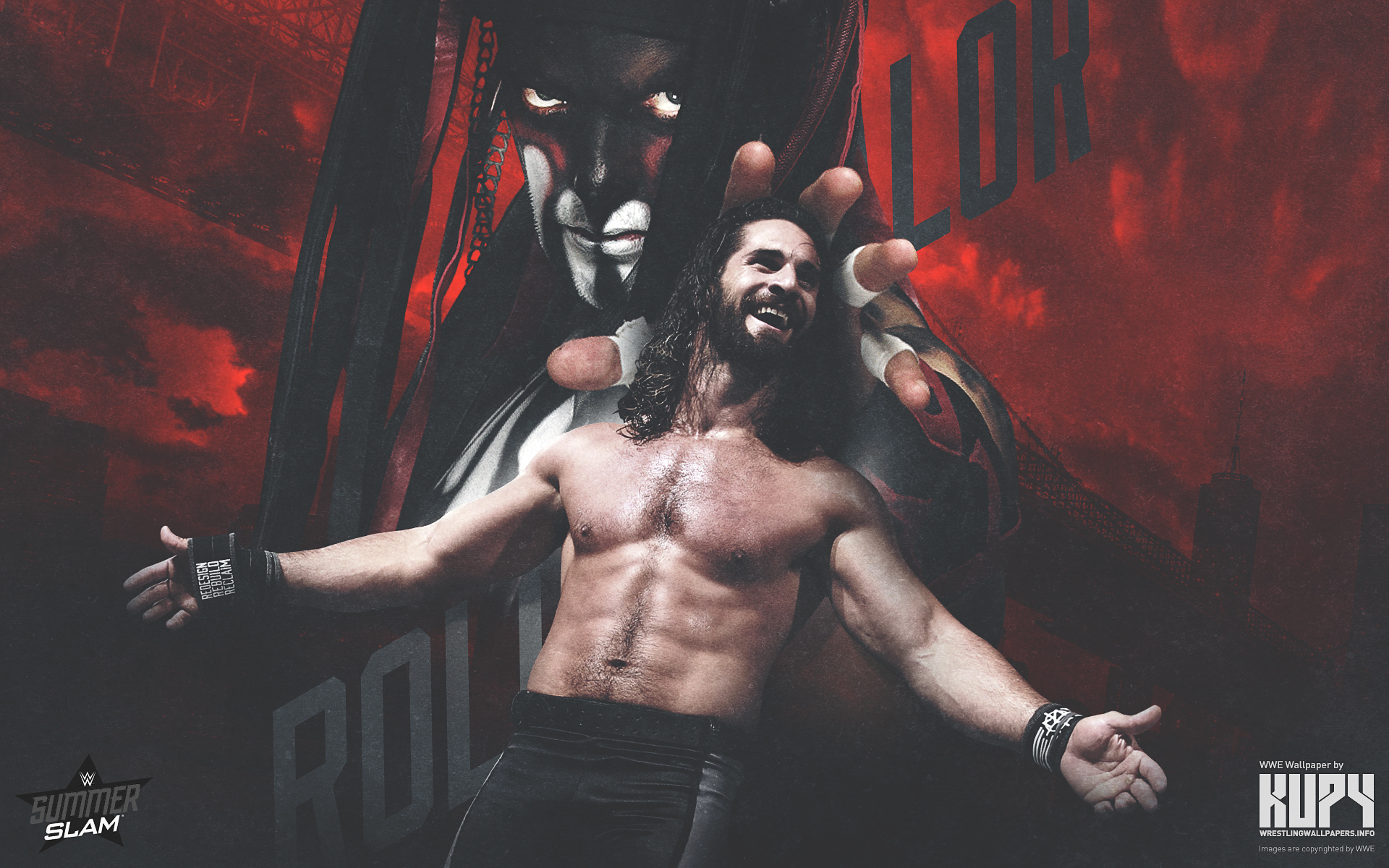1920x1200 NEW SummerSlam 2016: WWE Universal Championship Seth Rollins vs. Finn Balor wallpaper! Wrestling Wallpaper