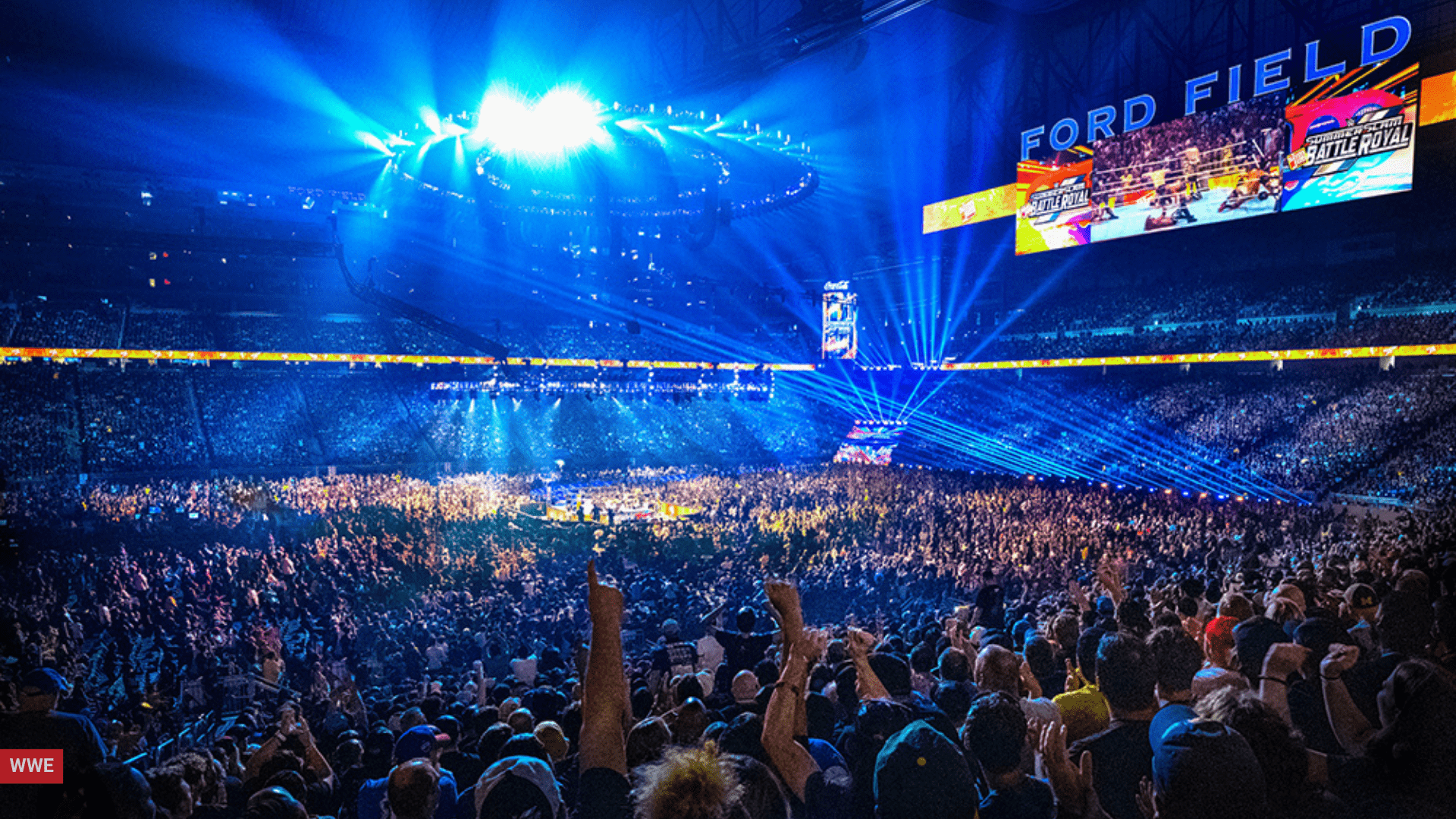 1920x1080 WWE SummerSlam sets multiple records at Detroit's Ford Field