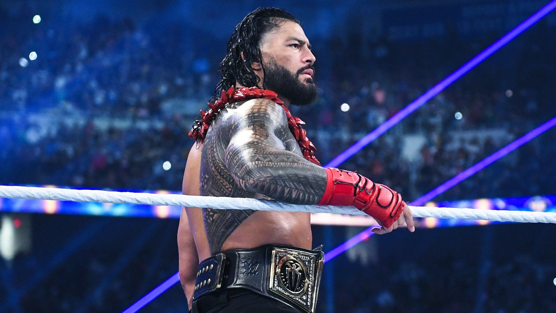 1920x1080 Roman Reigns makes his epic SummerSlam entrance for Tribal Combat: SummerSlam 2023 Highlights