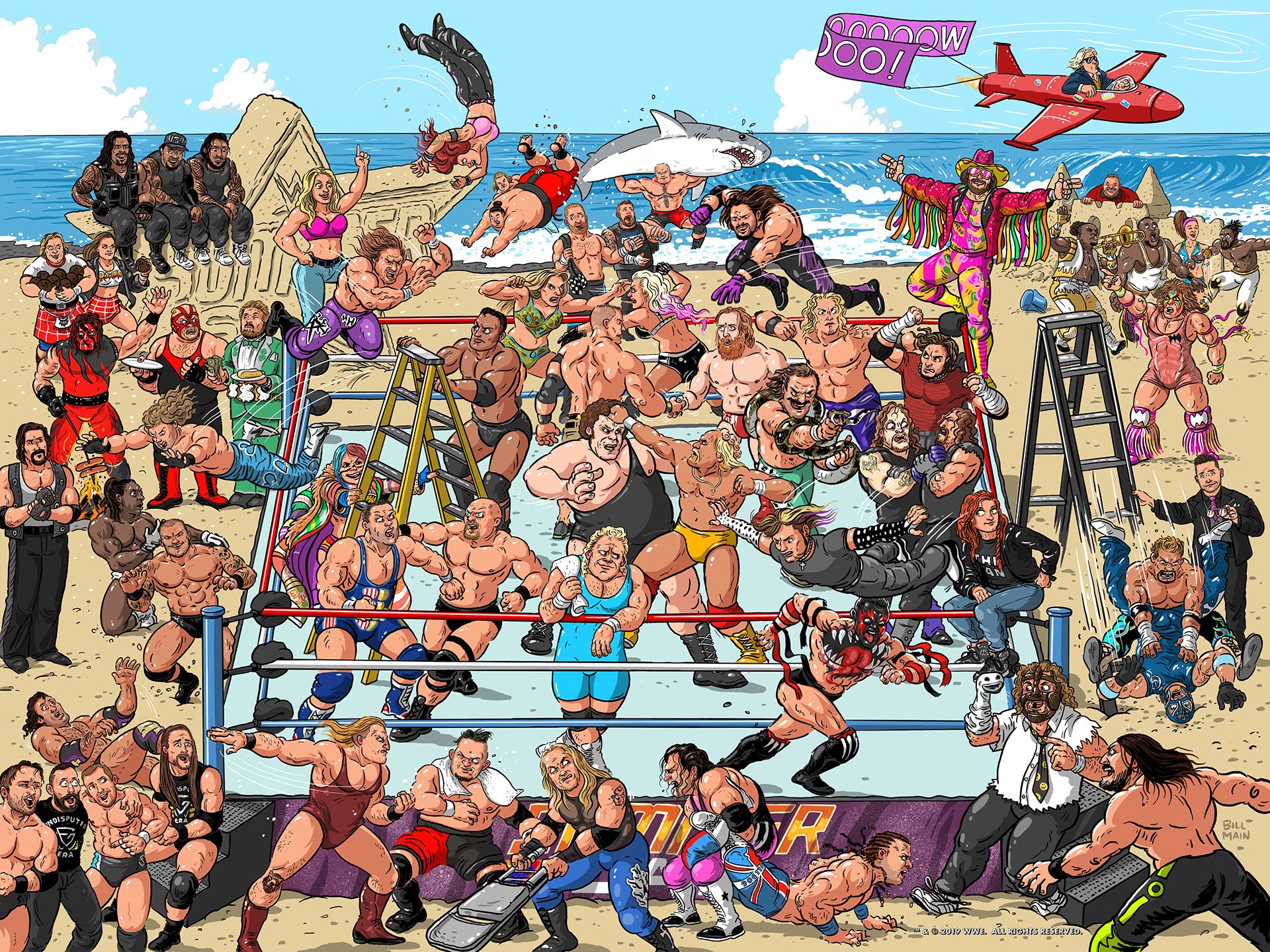 1920x1440 WWE Summerslam Poster (2). Image - Behance