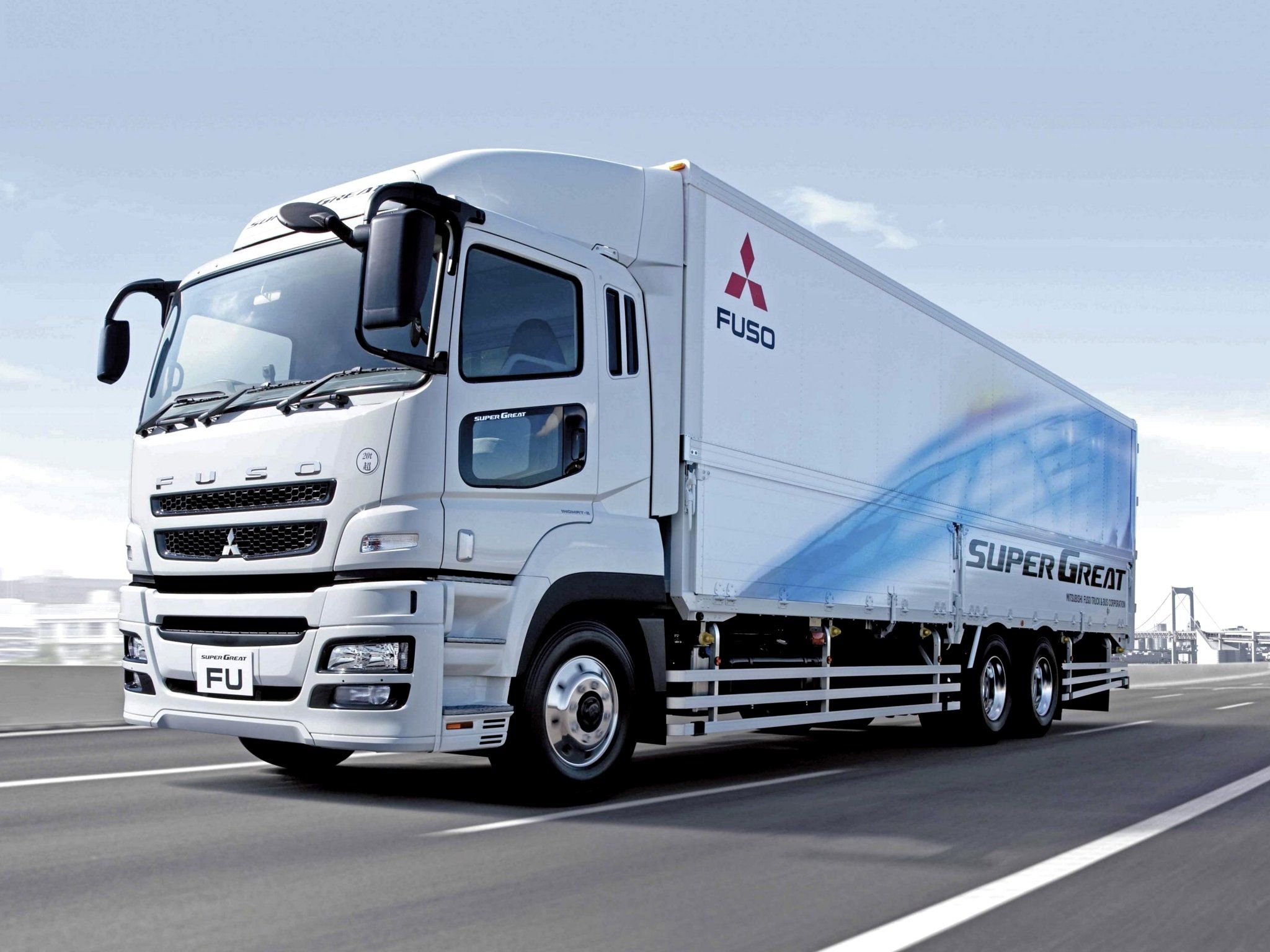2048x1536 Mitsubishi, Fuso, Super, Great, Semi, Tractor, Truck Wallpaper HD / Desktop and Mobile Background