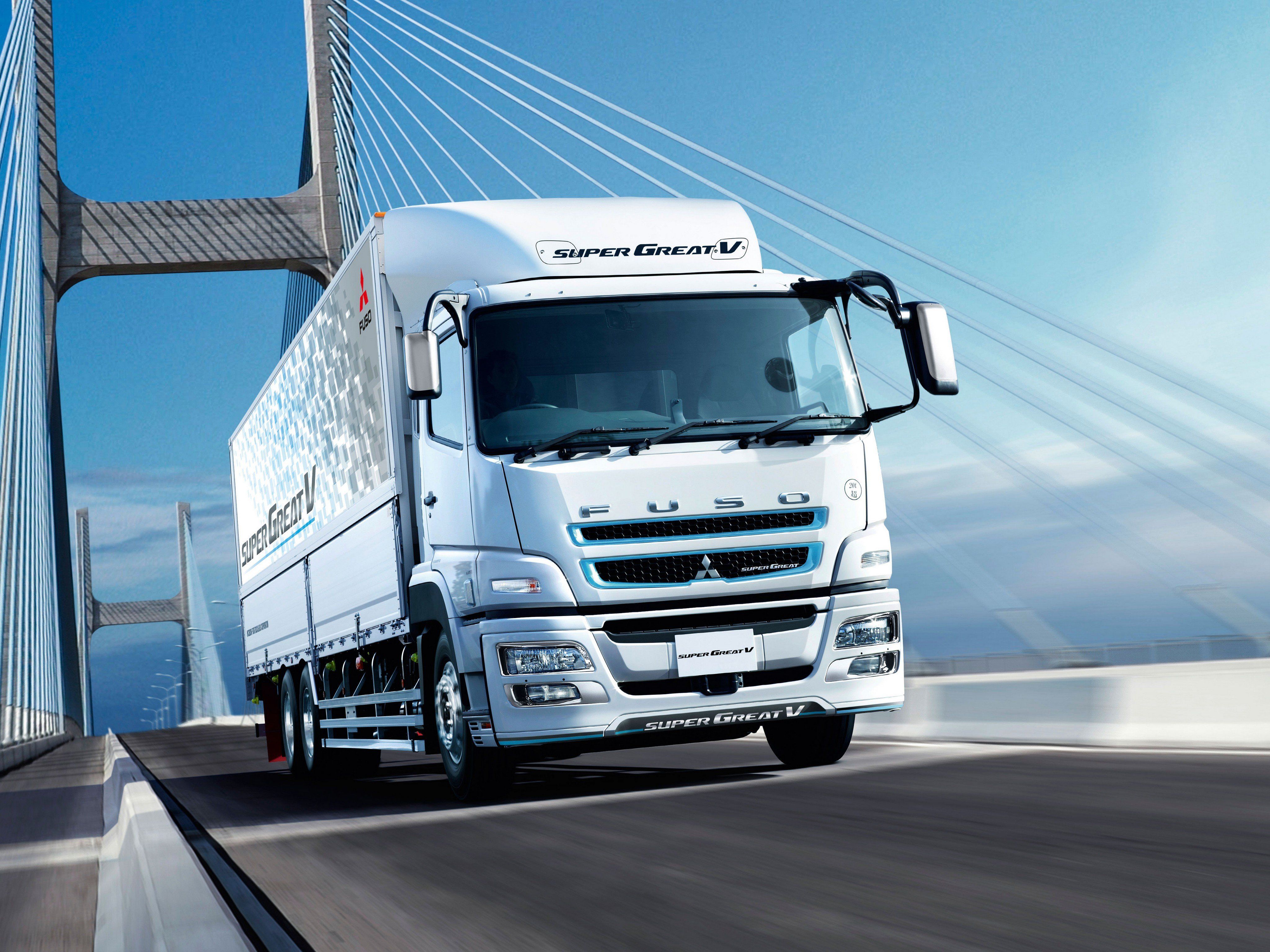 4096x3072 Mitsubishi, Fuso, Super, Great, Semi, Tractor, Truck Wallpaper HD / Desktop and Mobile Background