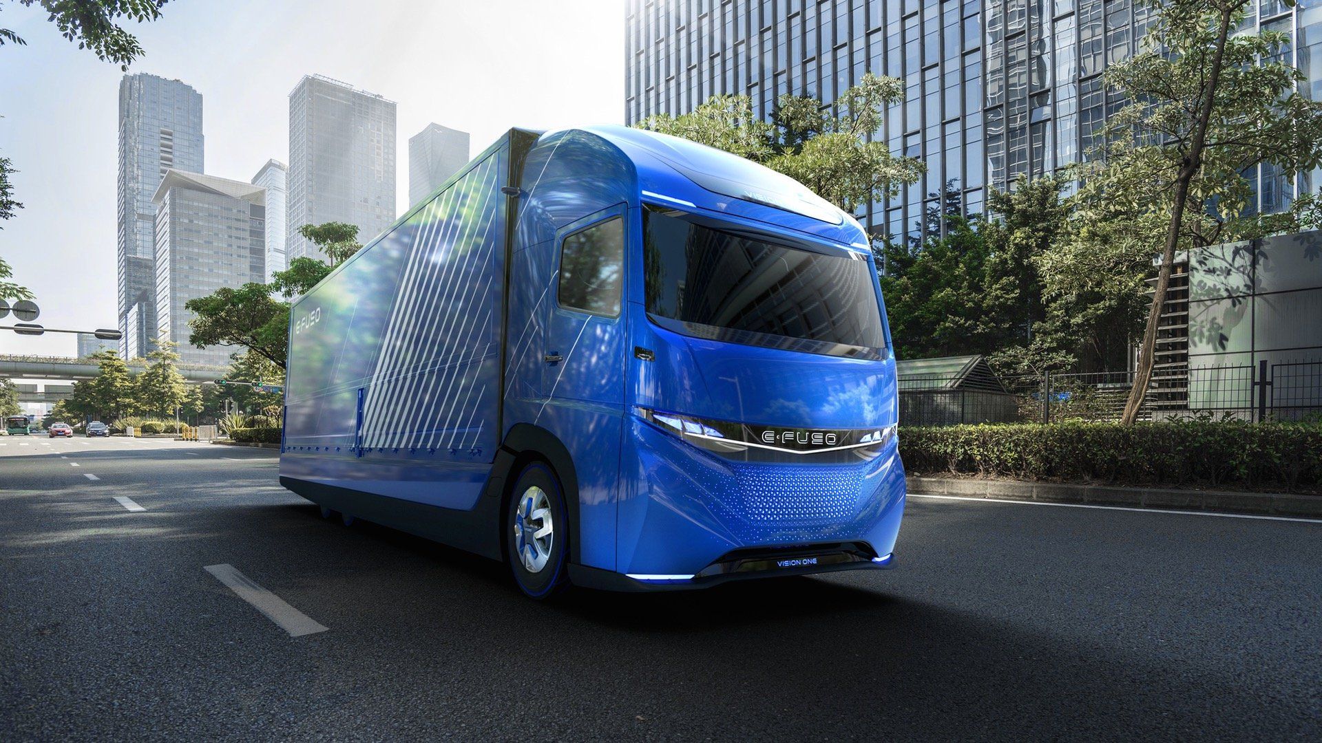 1920x1080 Daimler E Fuso Vision One Hints At Future Electric Commercial Truck