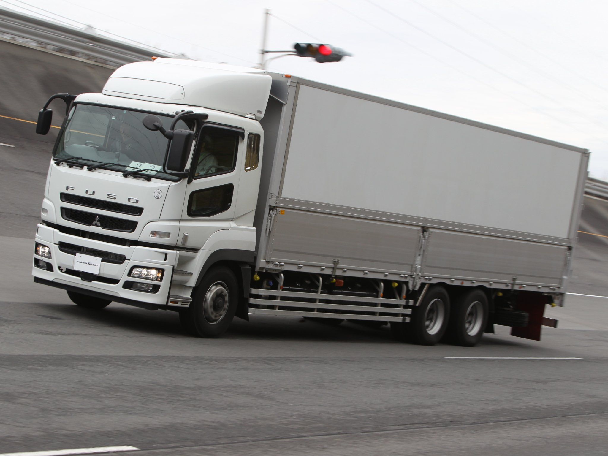 2048x1536 Mitsubishi, Fuso, Super, Great, Semi, Tractor, Truck Wallpaper HD / Desktop and Mobile Background