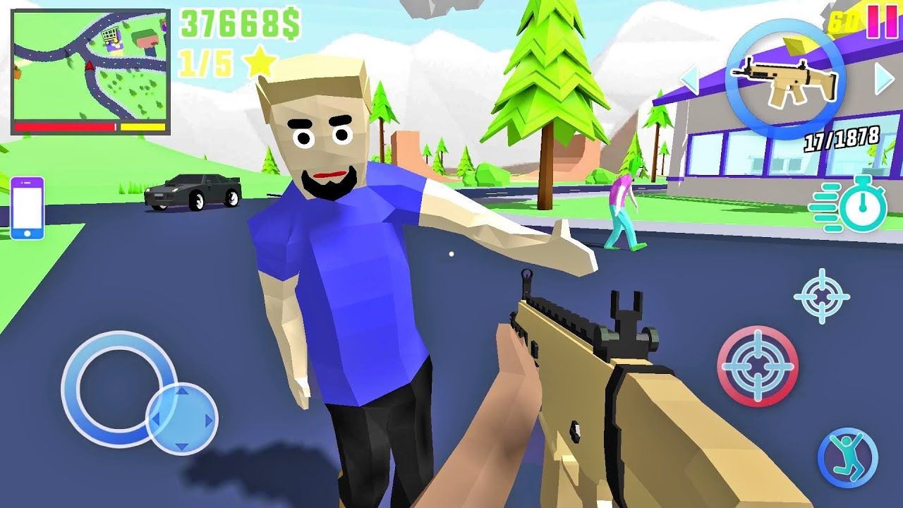1280x720 Dude Theft Wars: Online FPS Sandbox Simulator BETA Wallpaper