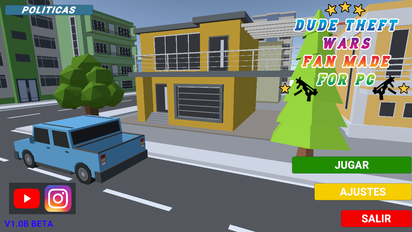 1366x768 DUDE THEFT WARS FAN MADE FOR PC PROGRESS