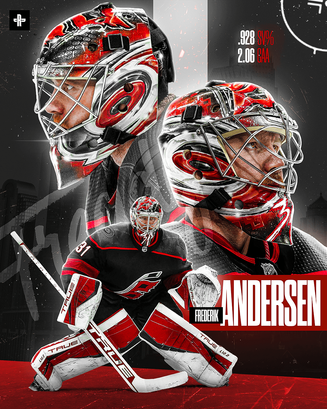 1080x1350 Made this Frederik Andersen design for his crazy number this season! IG: Rondydesigns
