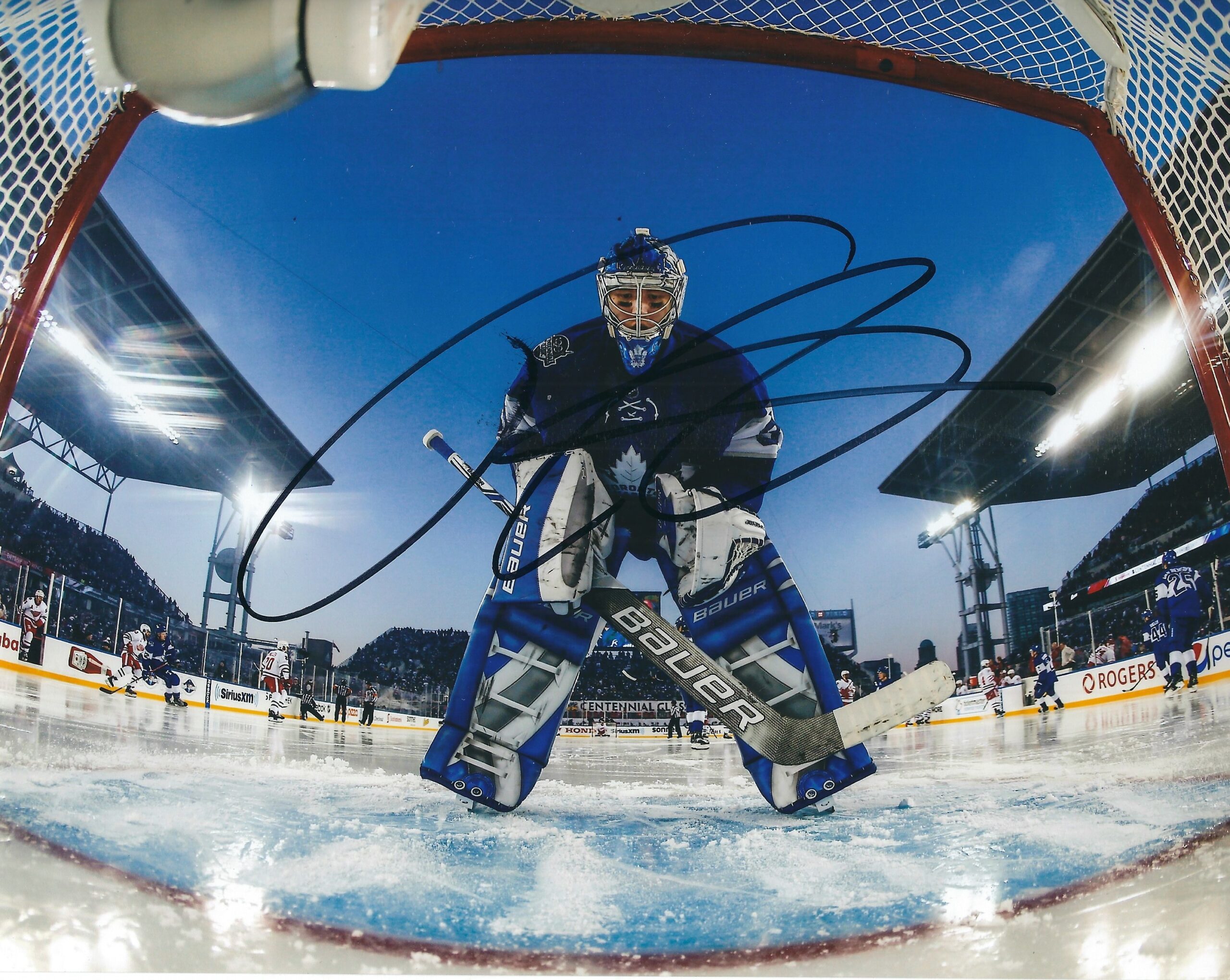 2560x2040 Autographed FREDERIK ANDERSEN 8X10 Toronto Maple Leafs Photo