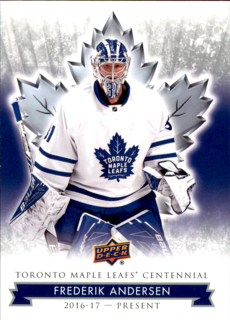 752x1048 2017 18 Toronto Maple Leafs Centennial Frederik Andersen On Fanatics Collect