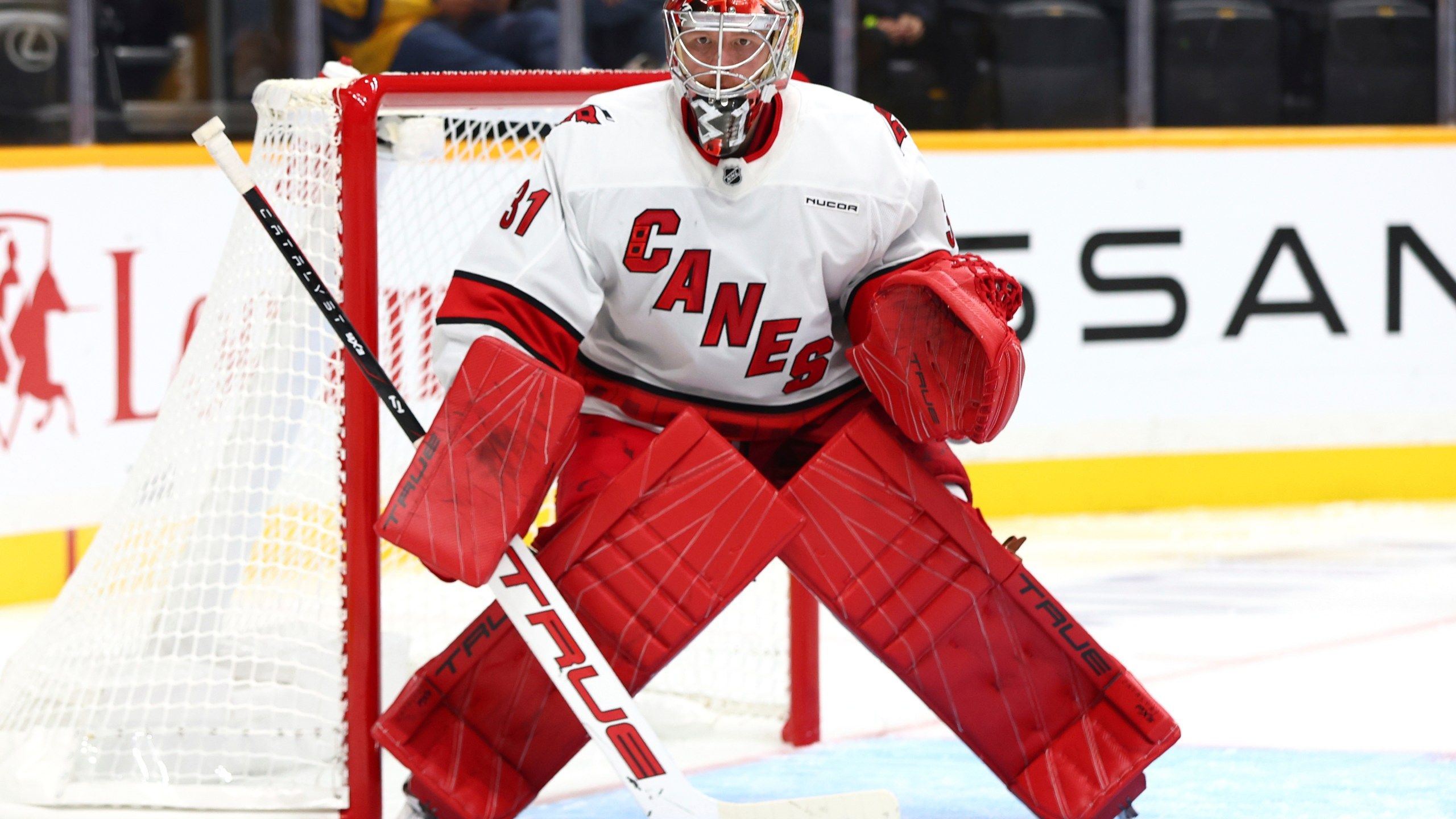 2560x1440 Carolina Hurricanes place goaltender Frederik Andersen on injured reserve