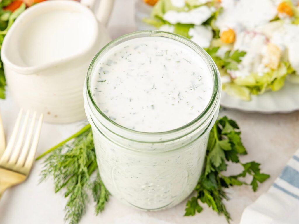 1024x768 The Best Homemade Buttermilk Ranch Dressing Recipe as Family