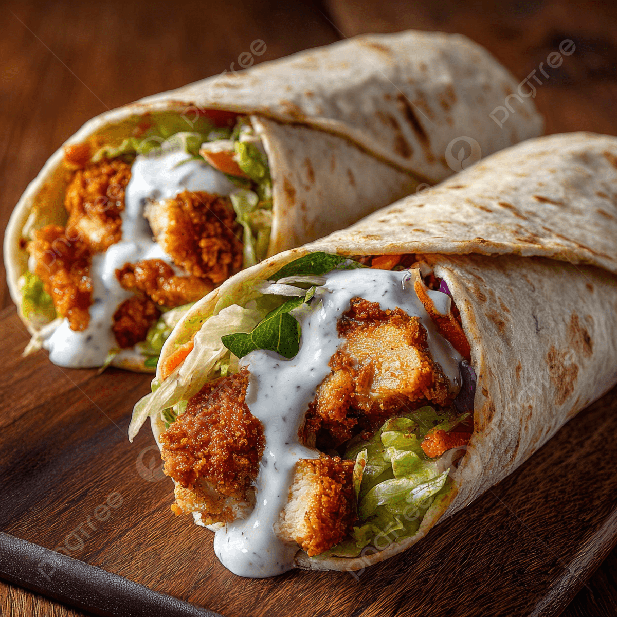1200x1200 Buffalo Chicken Wrap With Crispy Tossed In Sauce And Ranch Dressing, Buffalo Chicken Wrap, Spicy, Wrap Background Image And Wallpaper for Free Download