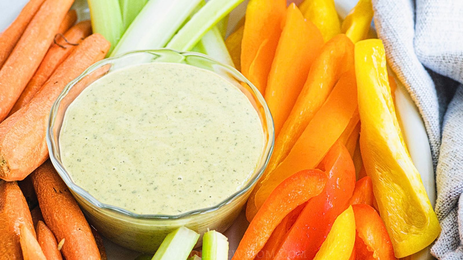 1600x900 Best Vegan Ranch Dressing (Creamy, No Mayo or Tofu)