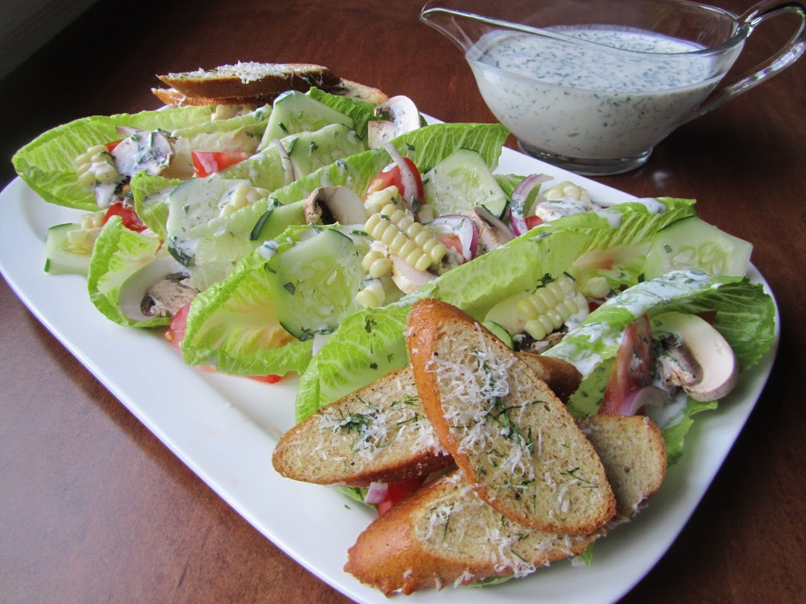 1600x1200 Loaves n Dishes: BUTTERMILK RANCH DRESSING plus DILL CROUTONS