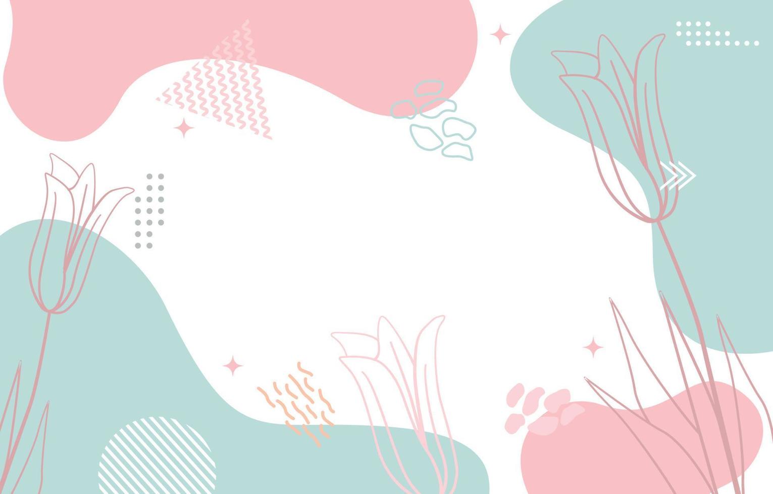 1531x980 Cute Nature Floral Flower Minimalist Girly Abstract Background Wallpaper