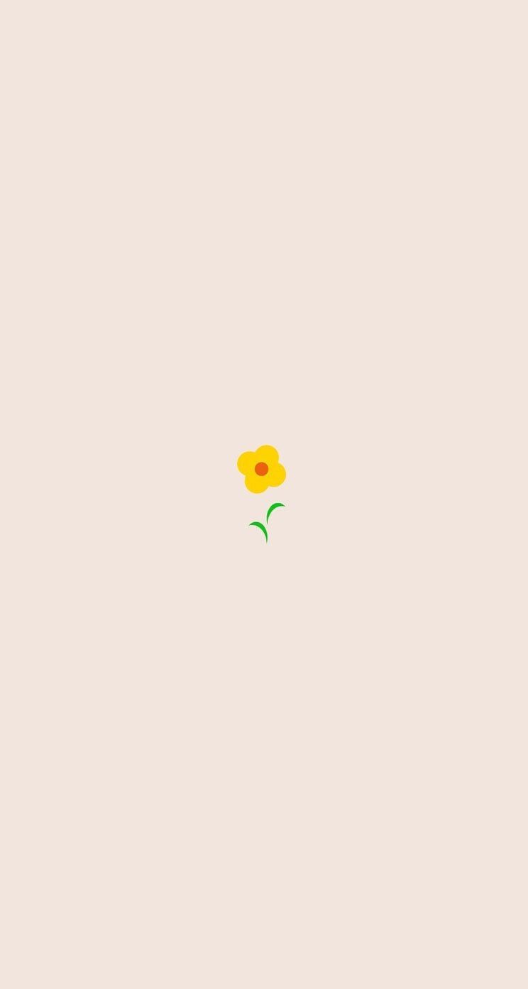 744x1392 Girly Minimalist Wallpaper