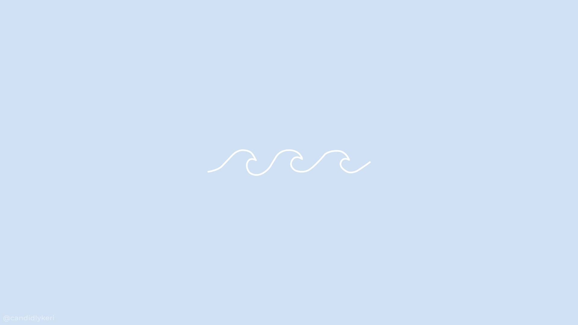 1920x1080 Download Cute Minimalist Wave Wallpaper
