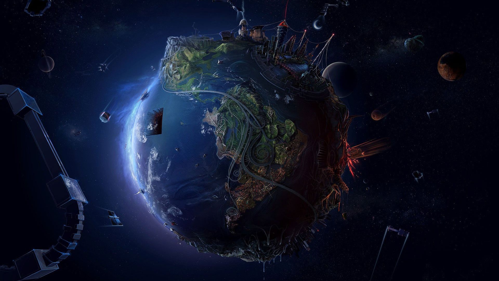 1920x1080 Electronic Waste Best Wallpaper 85092