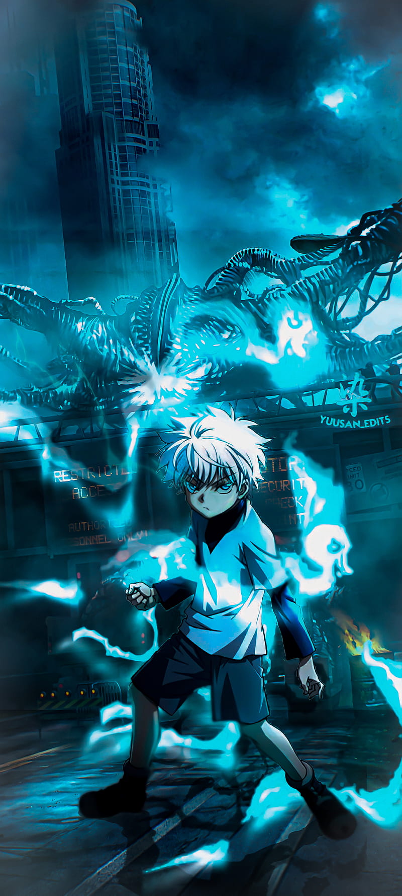 800x1779 HD killua wallpaper