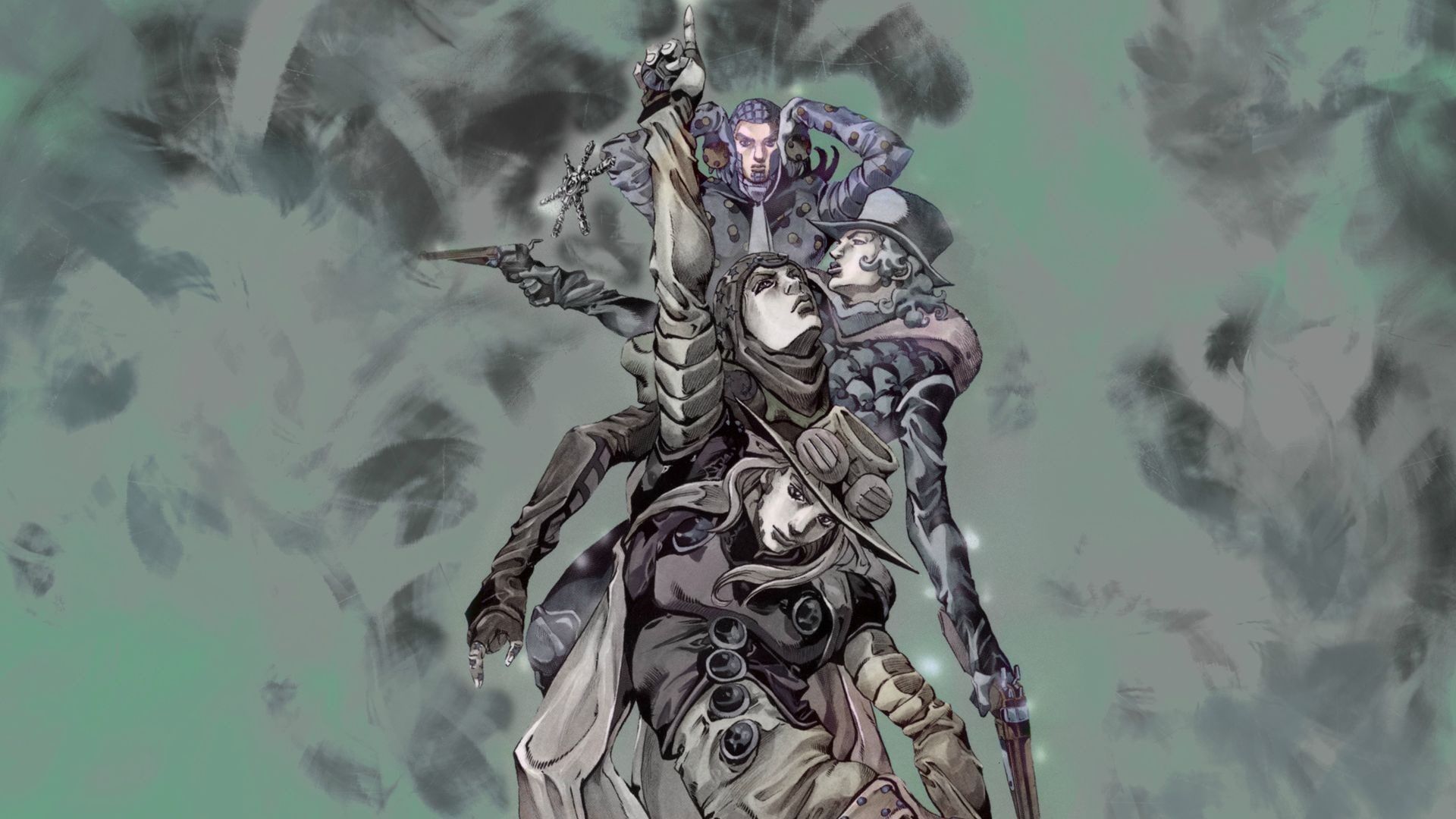 1920x1080 HD wallpaper: JoJo's Bizarre Adventure, Steel Ball Run, Gyro, Johnny Joestar