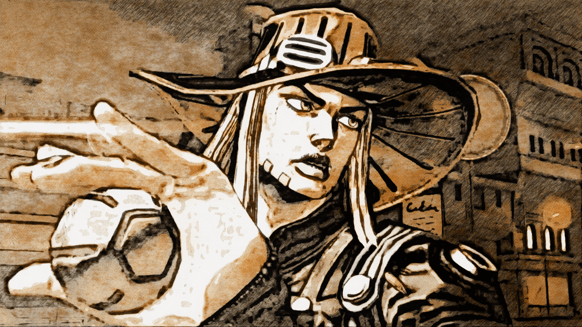 1920x1080 Gyro Zeppeli HD Wallpaper