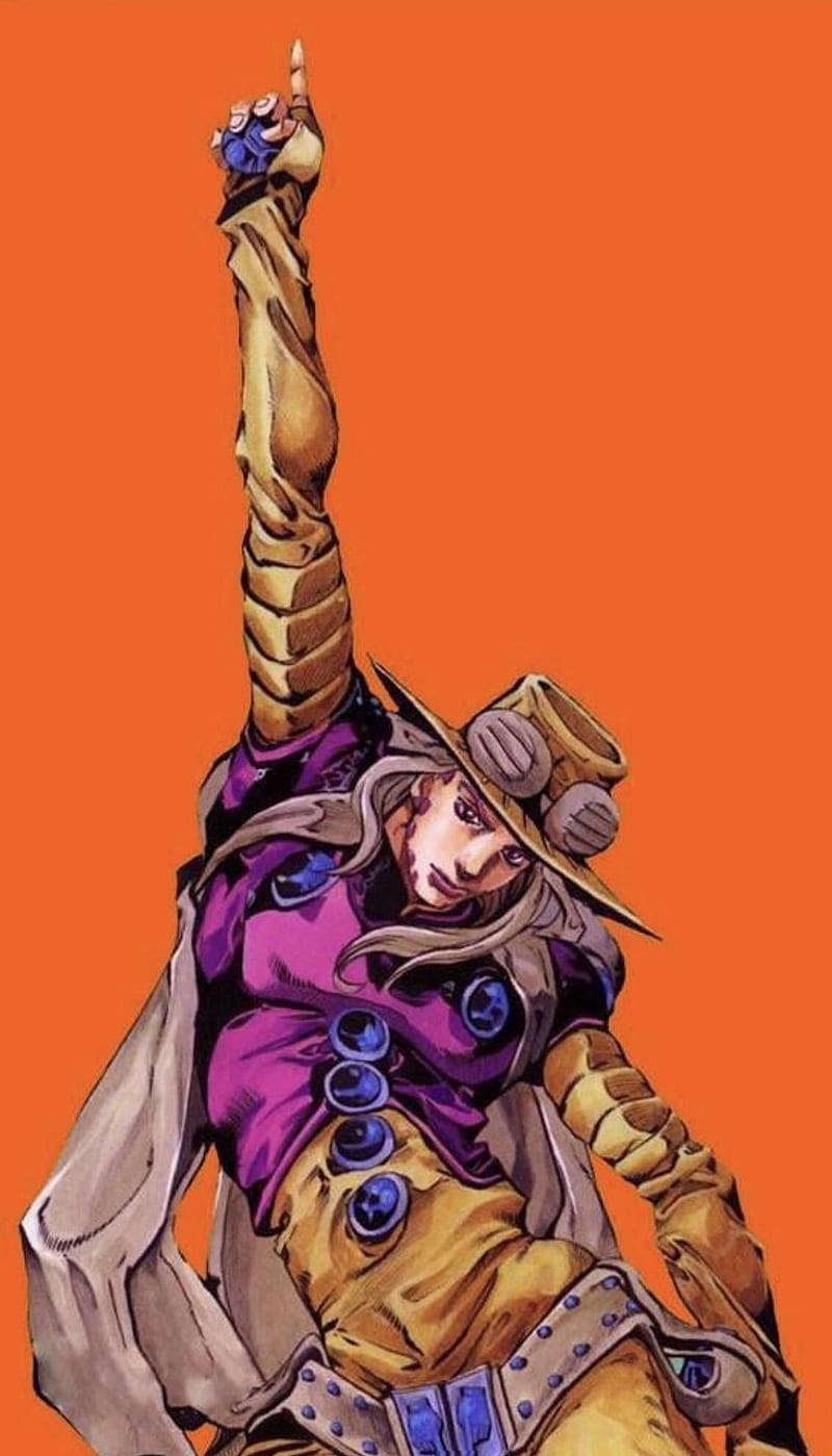 800x1399 Gyro Zeppeli, adventure, anime, ball, bizarre, joestar, jojo, run, sbr, steel, HD phone wallpaper