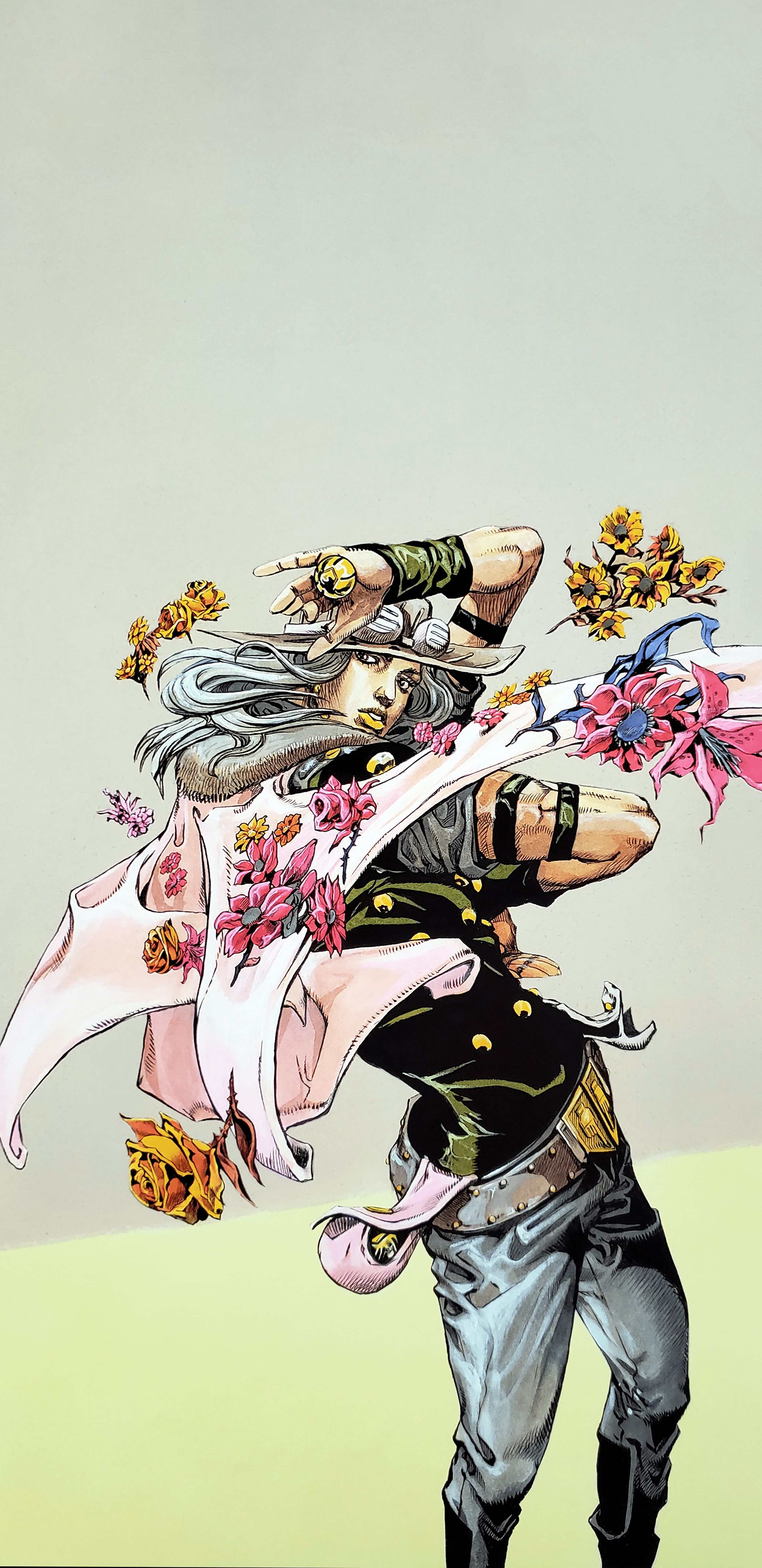 2845x5848 Gyro Zeppeli Phone Wallpaper