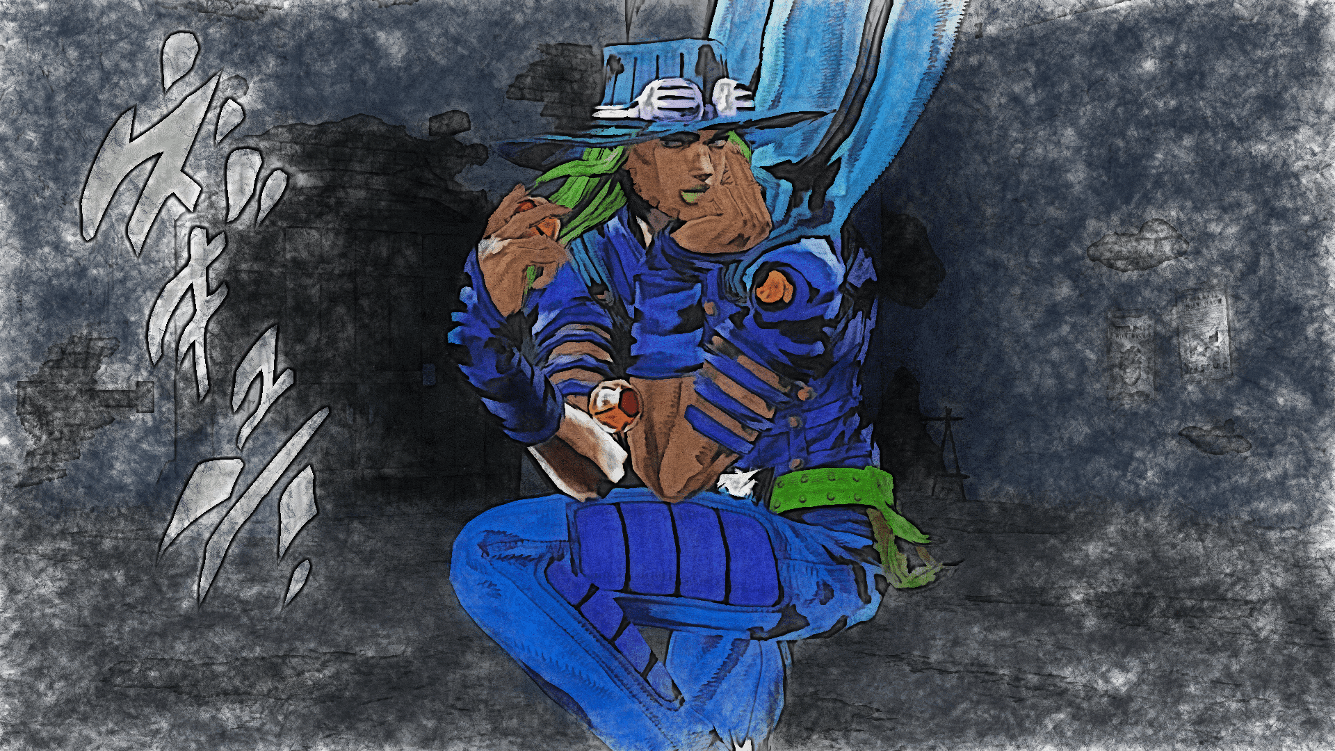 1920x1080 Gyro Zeppeli HD Anime Wallpaper. JoJo's Bizarre Adventure Vibesx1080