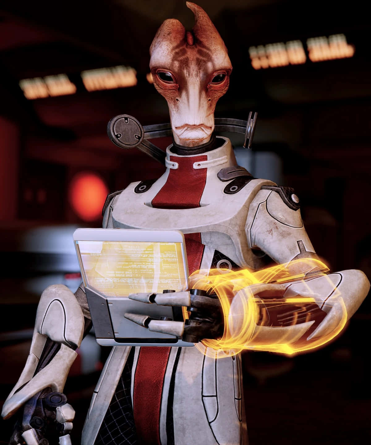 1200x1440 Download Mordin Solus in Action Wallpaper