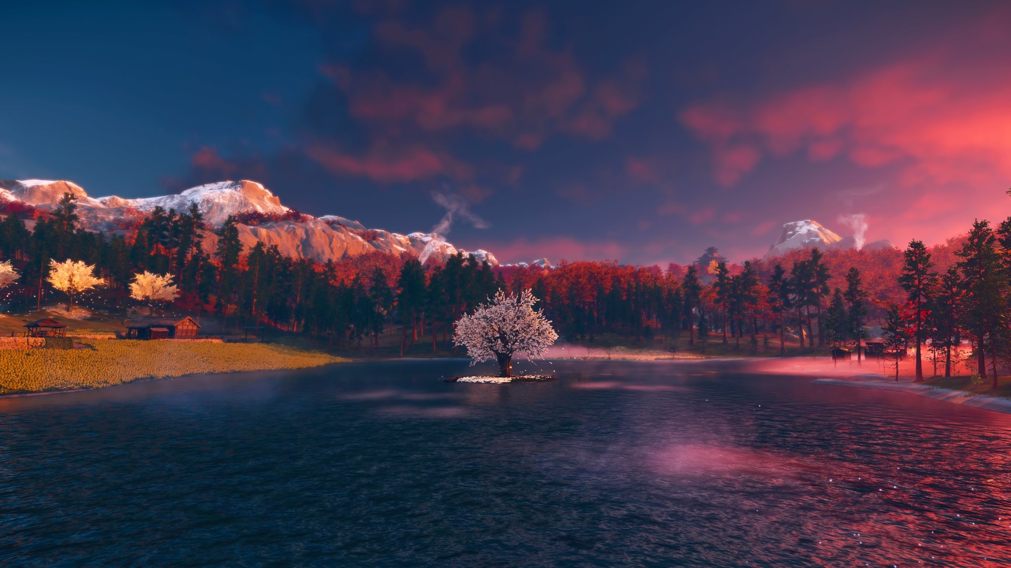 2048x1152 Ghost of Tsushima Beautiful Landscape Wallpaper, HD Nature 4K Wallpaper, Image and Background