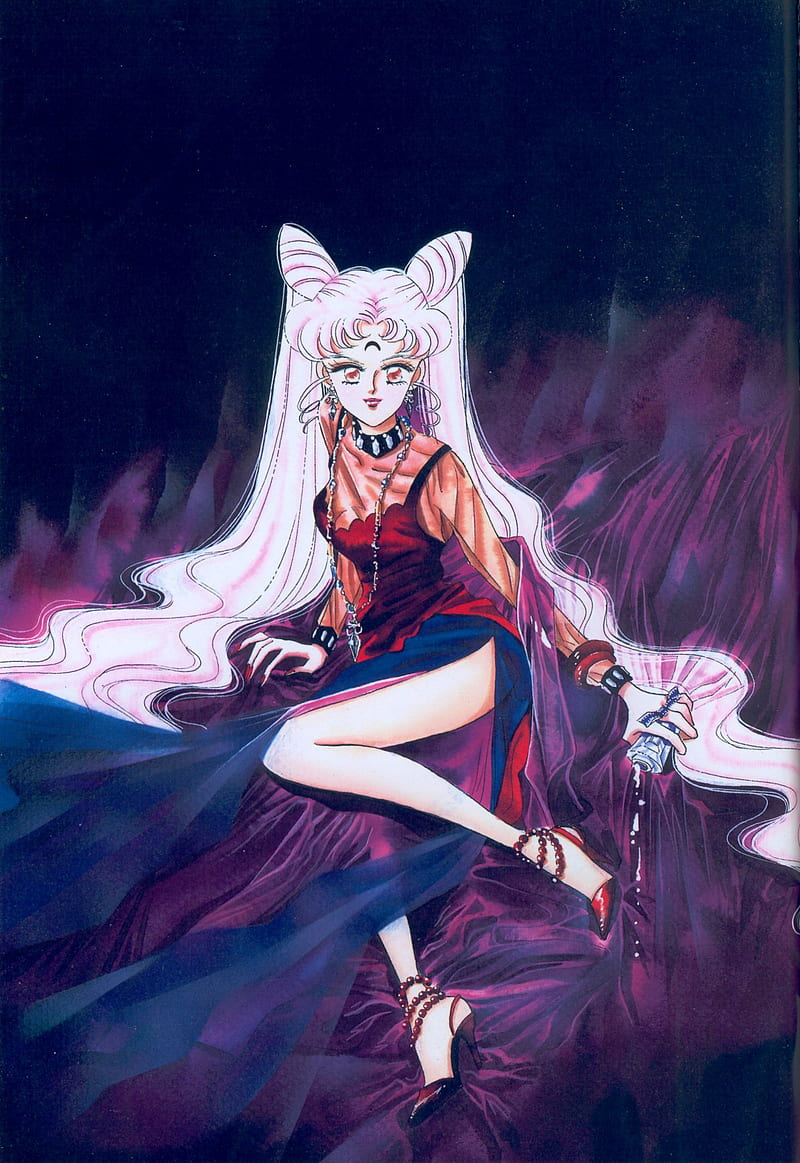 800x1163 Sailor Moon, anime, black lady, HD phone wallpaper