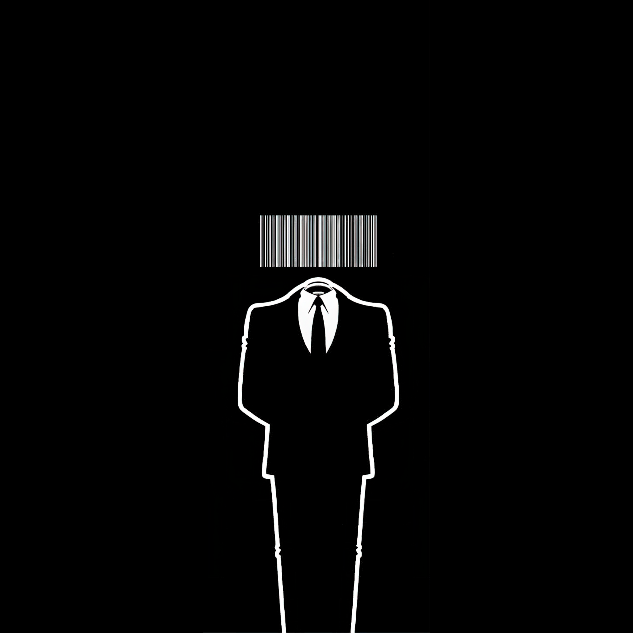 2048x2048 Business Wallpaper 4K, Barcode, Suit, AMOLED