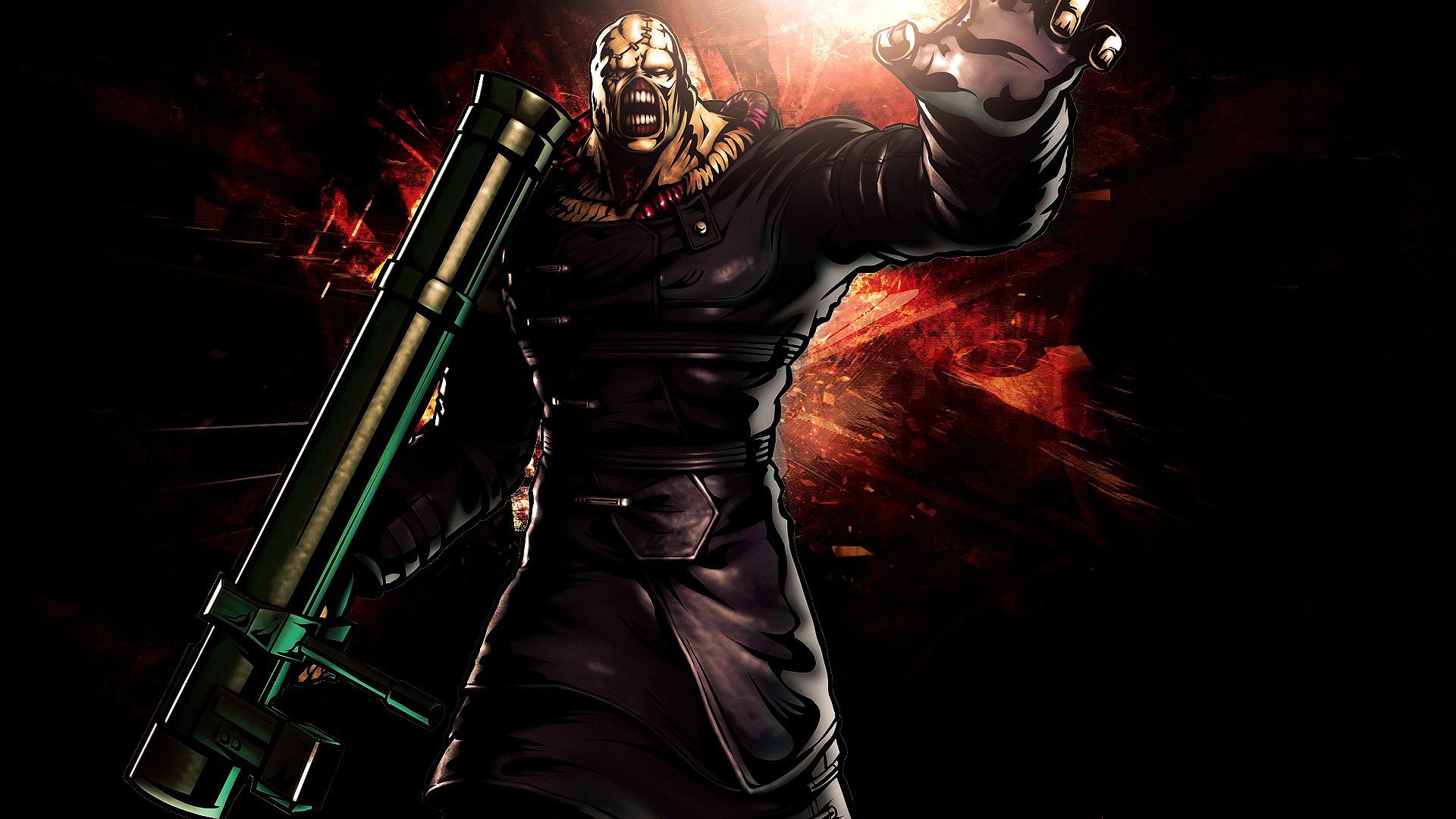 1920x1080 Wallpaper Resident Evil, 1920x Capcom, Nemesis, Resident Evil 3 for mobile and desktop, section игры, resolution 1920x1080