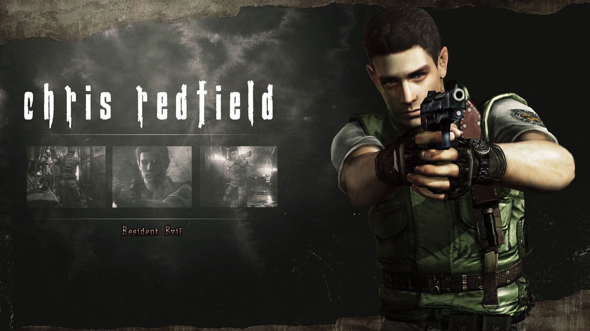 1920x1080 Chris Redfield digital wallpaper, Chris Redfield, Resident Evil HD Remaster, Resident Evil HD wallpaper