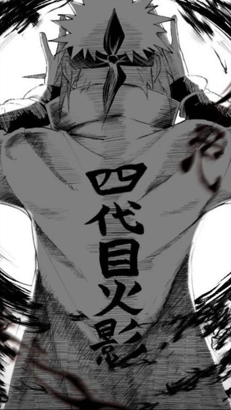 800x1422 HD hokage minato wallpaper