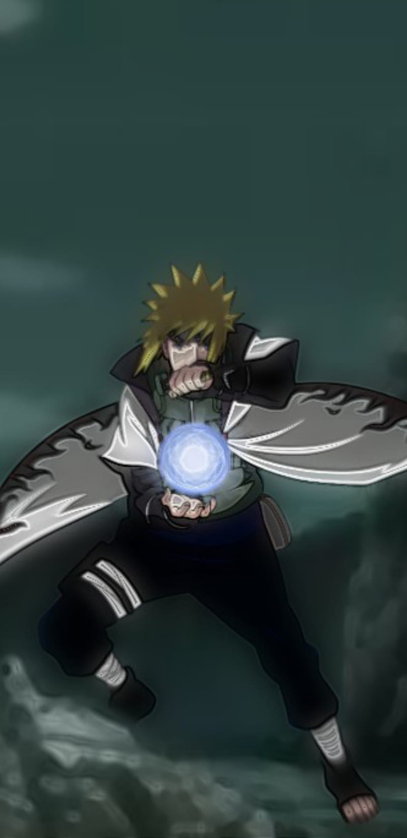 800x1644 HD hokage minato wallpaper