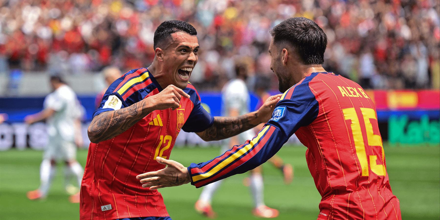 1800x901 Spain 3 0 Austria Stats: La Roja Ease Into The World Cup Last 16 In Los Angeles