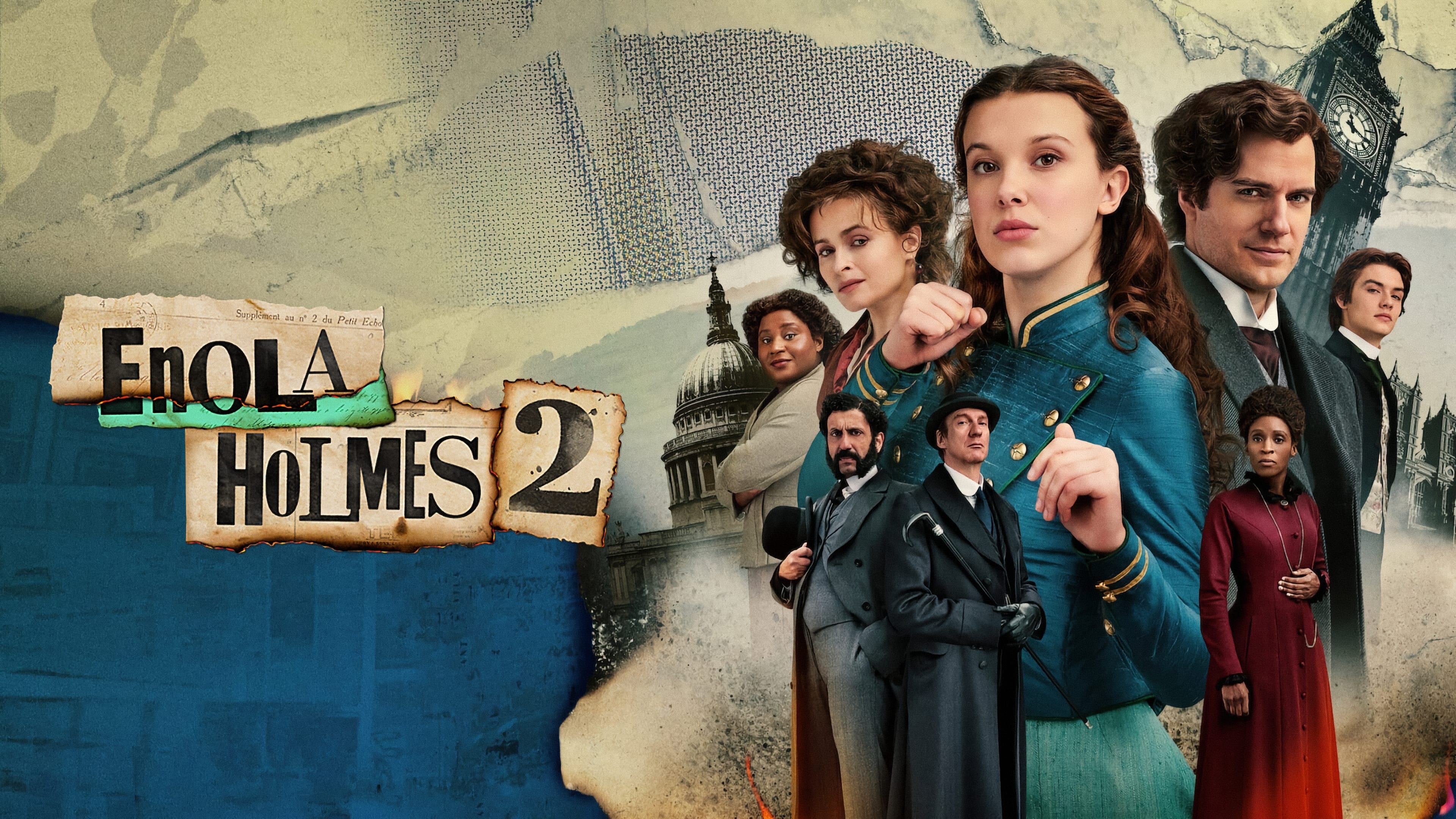 3840x2160 Enola Holmes 2, covers, wallpaper