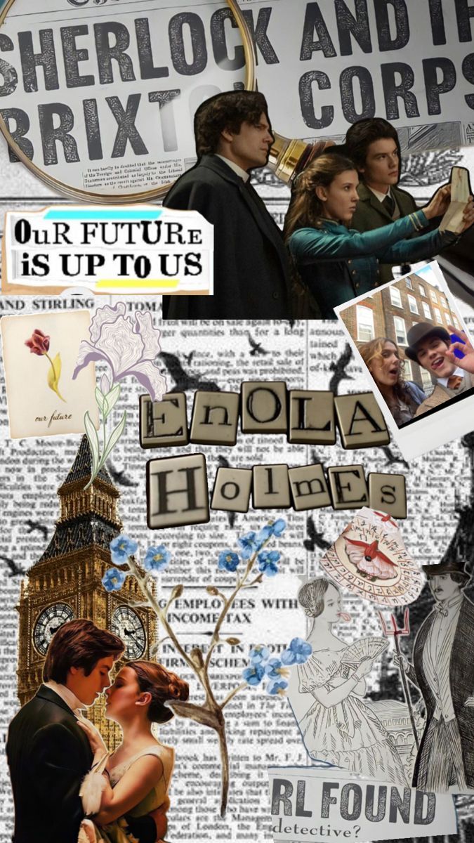 675x1200 Enola Holmes, Tewkesbury and Sherlock :) (Millie Bobby Brown, Louis Partridge and Henry Cavill)
